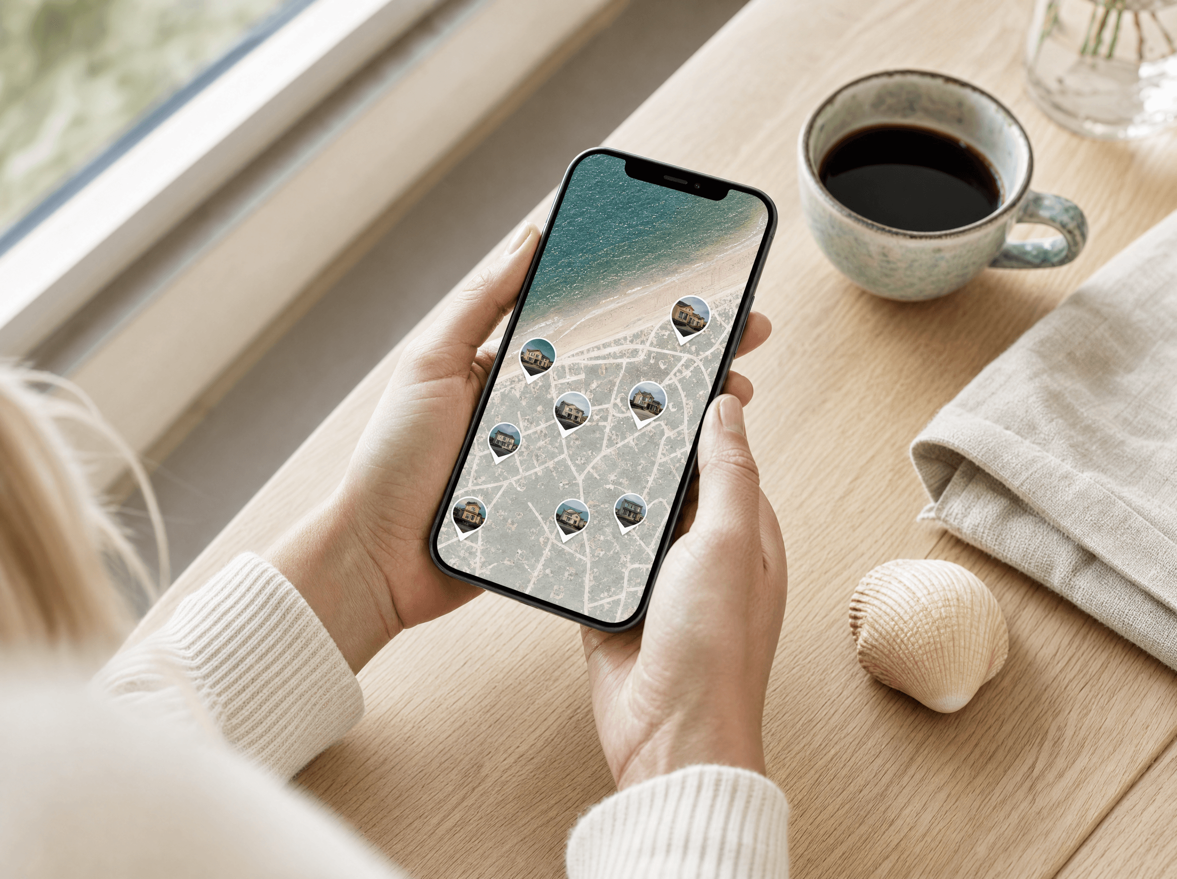 Ferienwohnungen an der Nordsee auf dem Smartphone suchen